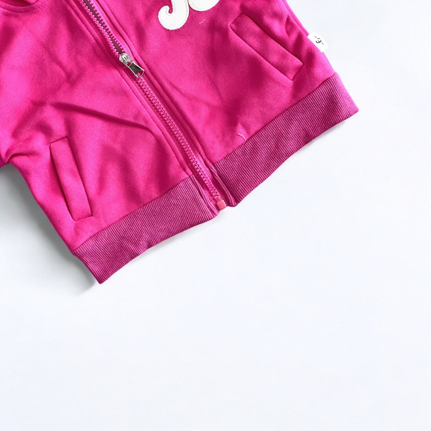 Girls Rani Pink Hoodie Track Suit