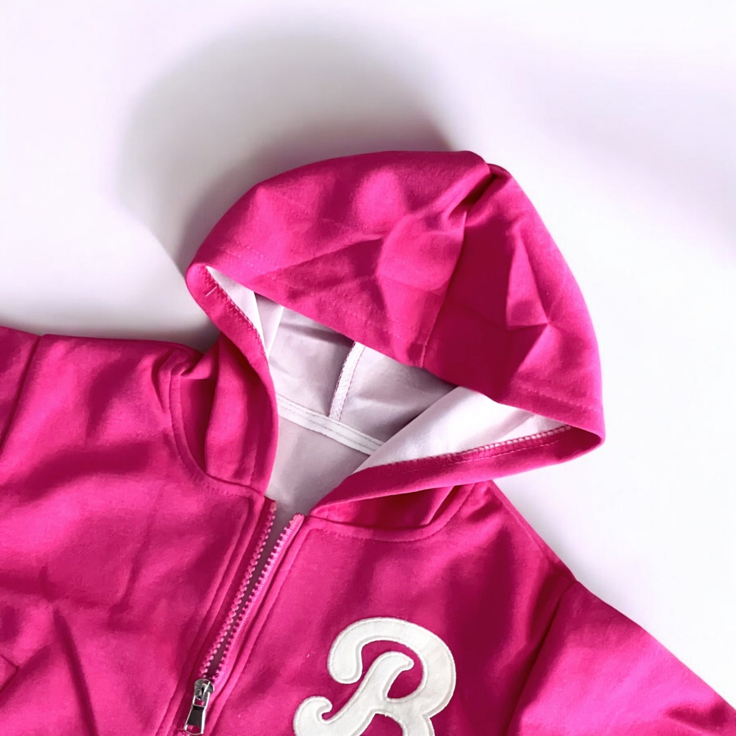 Girls Rani Pink Hoodie Track Suit