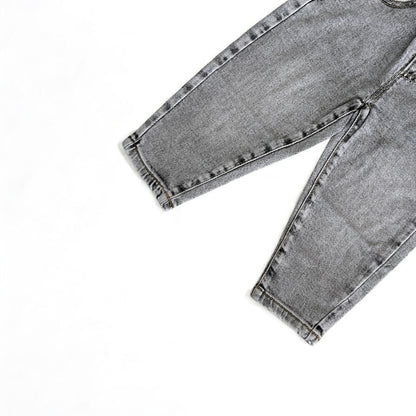 Comfy Grey Stretch Kids Jeans